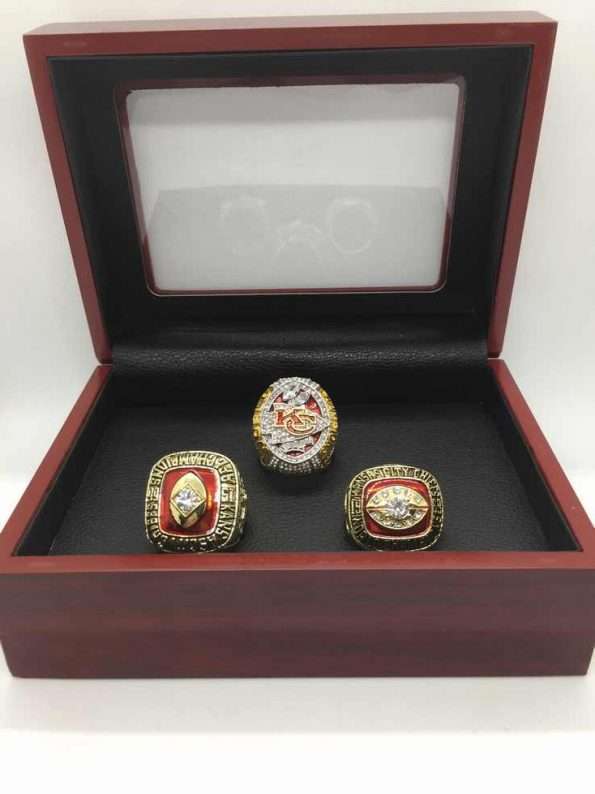 Buy 3 Kansas City Chiefs Super Bowl Rings Set.