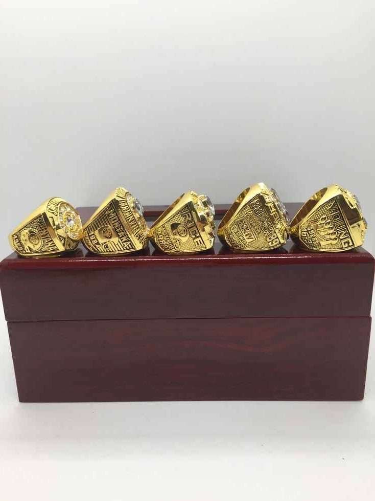 5-san-francisco-49ers-super-bowl-rings-set-3 5 San Francisco 49ers Super Bowl Rings Set