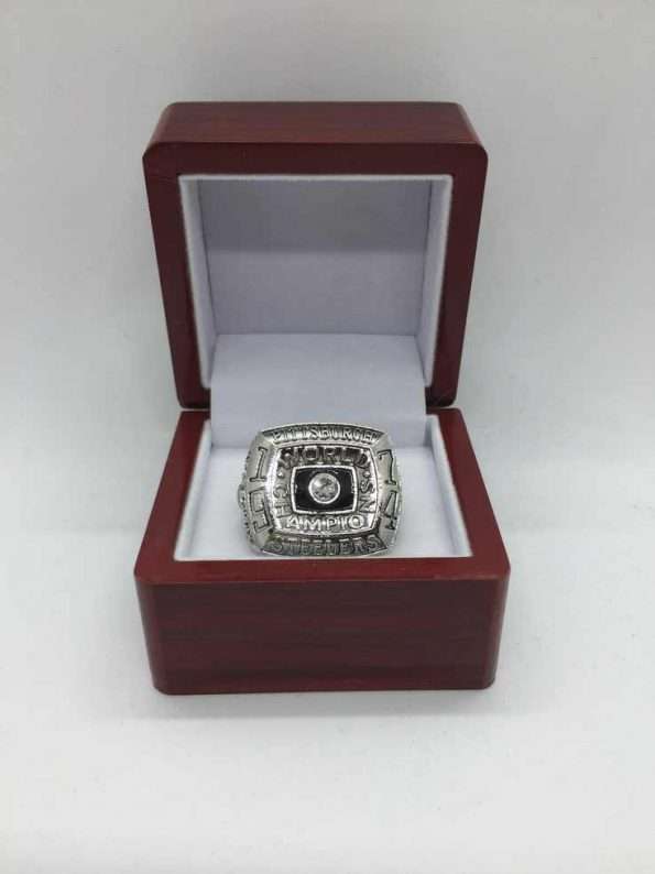 NFL 1974 PITTSBURGH STEELERS Super Bowl Ring Franco Harris Silver Ring