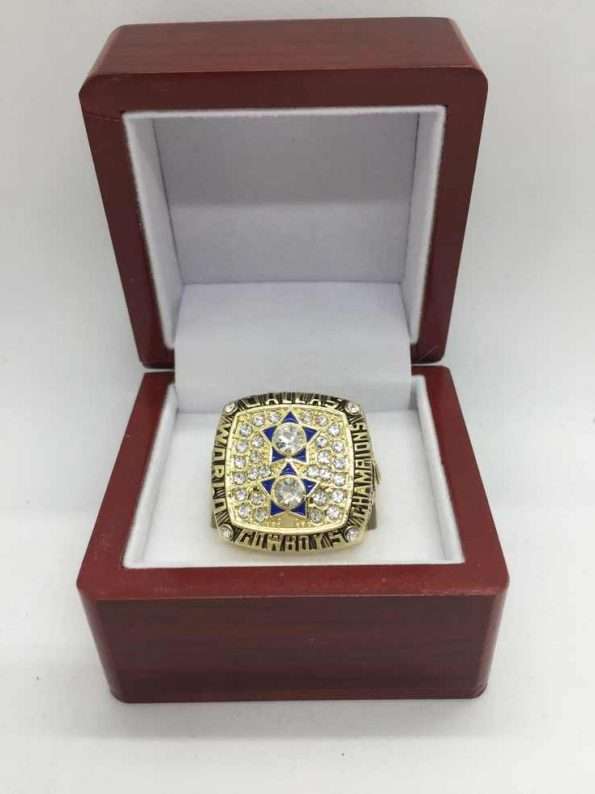 NFL 1977 DALLAS COWBOYS Super Bowl Ring Roger Staubach Gold Ring