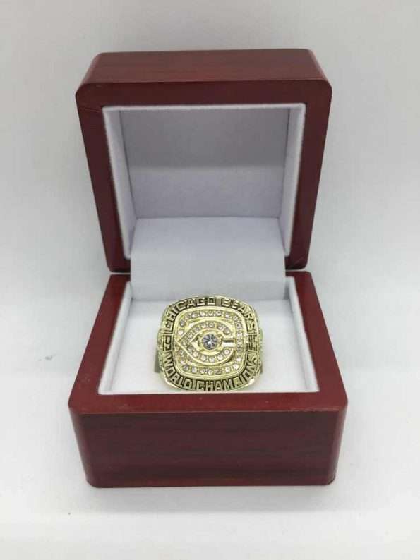 NFL 1985 CHICAGO BEARS Super Bowl Ring Walter Payton Gold Ring NFL 1985 CHICAGO BEARS Super Bowl Ring Walter Payton Gold Ring